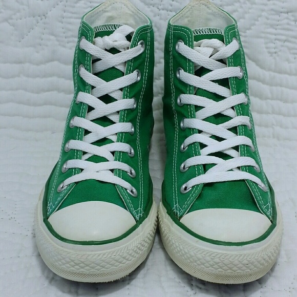 green converse high tops men
